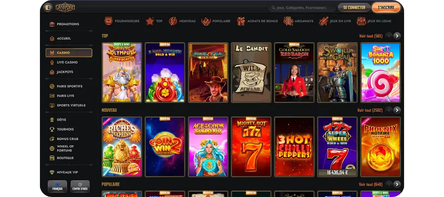 Gransino casino online avis